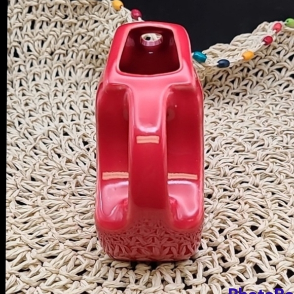 FIESTAWARE HLC Vintage Scarlet Mini Disc Pitcher 2011 Sticker Still Attached - Picture 4 of 5